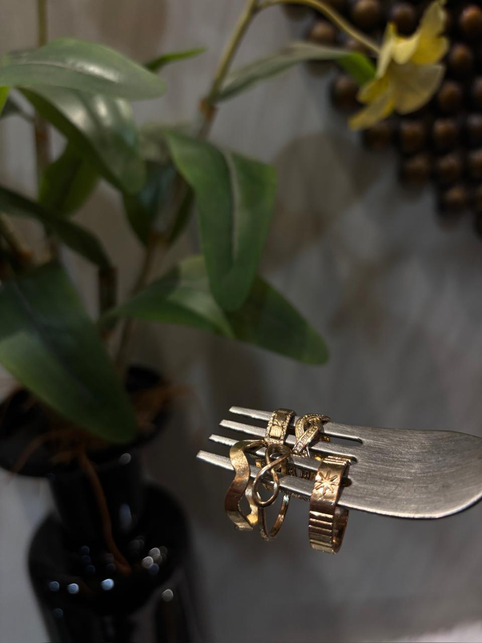 stacked intent – bold statement ring set